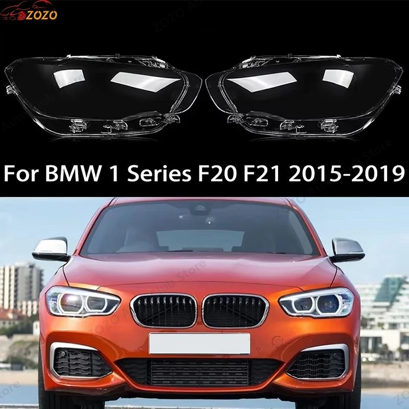 Scheinwerfer Abdeckung Für BMW 1er F20 F21 116i 118i 120i 2015-2019 Scheinwerfer Objektiv Transparent Lampenschirm Shell auto zubehör Image