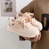 SHANPA Rosa süße Skateboard-Schuhe, Kawaii-Muster, klassische Freizeit-Damen-Freizeitschuhe,