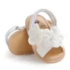 SUNSIOM Sommersandalen für Babys, 0–18 Monate, niedliche große Blumen, flache Schuhe, rutschfeste