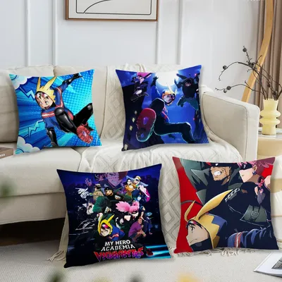 V-Vigilantes Anime My Soft Pillow A-Academia Hülle für Hot-Blood Sofa Wohnzimmer Home Office Dekor Image