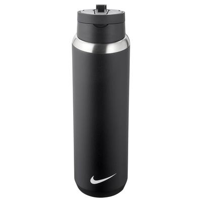 Nike - Wasserflasche "Recharge", Trinkhalm (Schwarz) Image