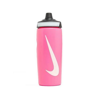 Nike - Wasserflasche "Refuel", Mit Silikon-Noppen (Pink/Schwarz/Weiß) Image