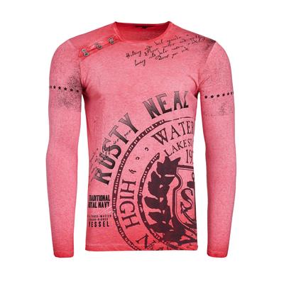 Oil Washed Longshirt mit Seitlicher Knopfleiste Image