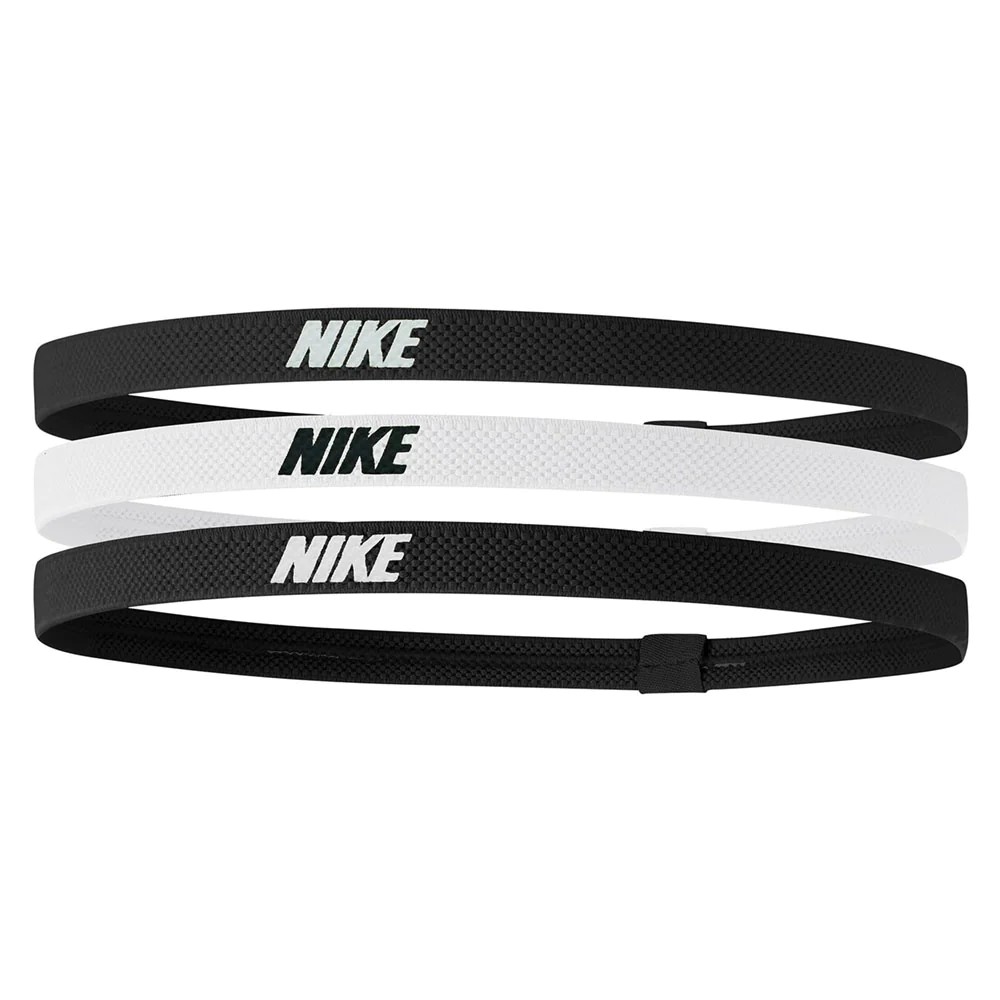Nike - "2.0" Stirnband Elastisch (3er-Pack) (Schwarz/Weiß)