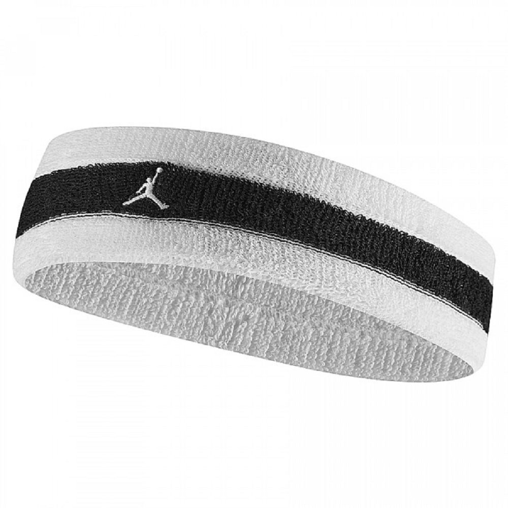 Nike - "Jordan" Stirnband (Weiß/Schwarz) Image