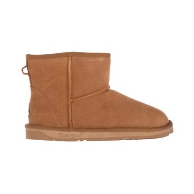 EverAu - Damen Stiefel "Finch", Mini, Kuh Wildleder (Kastanie) Image