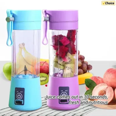 Portable Mini Blender for Shakes and Smoothies Rechargeable USB 380ML Traveling Fruit Juicer Cup