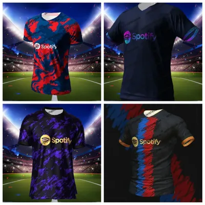 2025 Summer Barcelona Special Edition Football Shirt Men's and Women's Comfortable Breathable