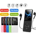 Lettore MP3 portatile Registrazione di ricarica USB Display digitale Schermo multimediale Tasca senza perdita Sport Riproduzione musicale con microfono per la corsa