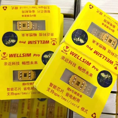Latest Version Wellsim Pro with QPE funtion Card Sticker For IP6 To 16 Pro Max have very Stable