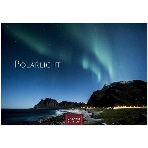 Polarlicht Kalender 2026 35x50cm Grosses Format - Erleben Sie die Magie der Aurora Borealis - Hochwertiger Polarlicht Kalender 2026 für Naturenthusias