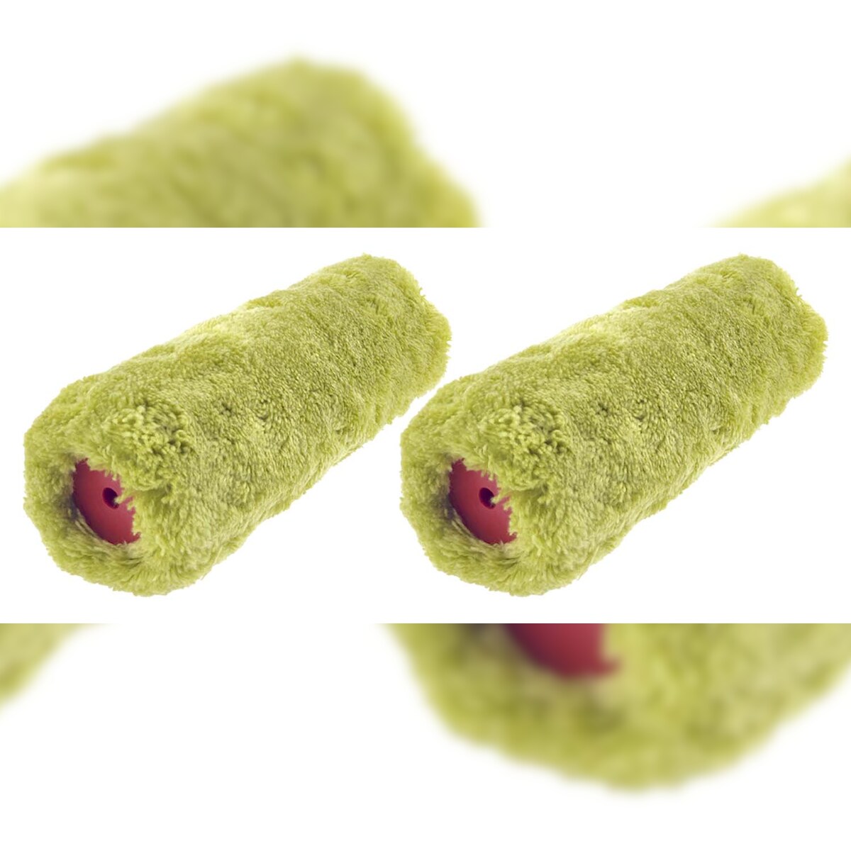 Fassaden-Ersatzwalze, stark gepolstert 25 cm 2 Rollen Malerbedarf Fassadenwalze Malerwalze Farbroller Farbwalze Farbroller Streichrolle Malerrolle Image