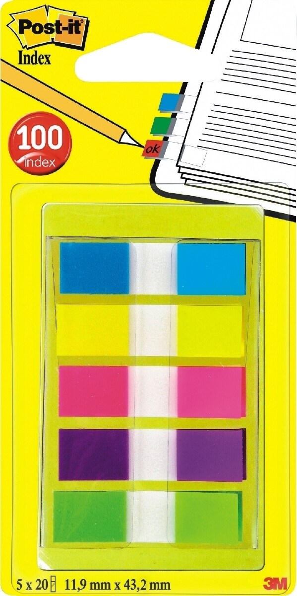 Post-it Haftstreifen Index im Etui Packung mit 6 Stück Image