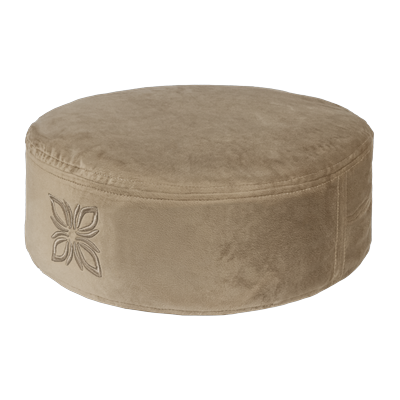 OMNANA CUSHY™ Meditationskissen Velvet 10cm SMOKY BISCUIT Image