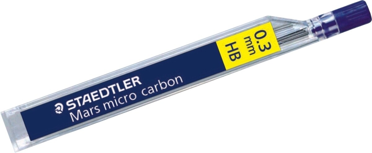 STAEDTLER Feinminen Dose mit 12 Minen 0,3mm HB Packung mit 12 Stück Image