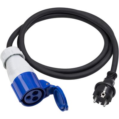 Meister - CEE-Adapterleitung - 1,5 m Kabel - CEE-Kupplung & Schutzkontakt-Stecker - Robuste Image