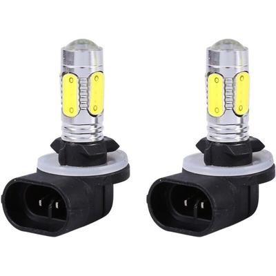 Ersandy - 2 Stück Auto lkw 5 Cob led 7,5 w 6500 k versteckte weiße Nebelscheinwerfer DRL-Lampen Image