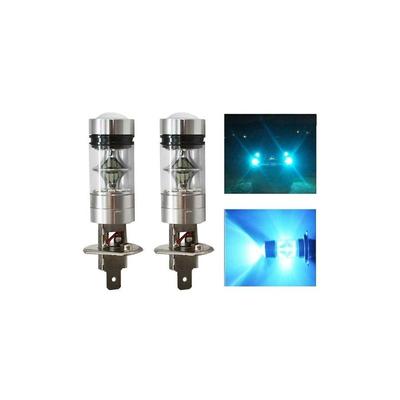 SNQ - 2 x H1 100 w Samsung Chip led Tagfahrlicht Nebelscheinwerfer Birnen 8000 k