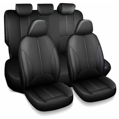 CCYKXA 9 teile/satz PU Leder Auto Auto Lkw SUV Sitzbezug Komplettset Vorne Hinten Sitzkissen Image