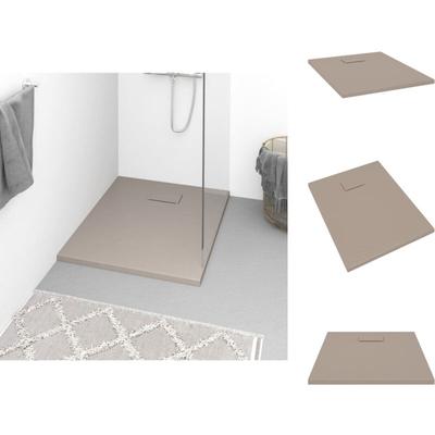 Vidaxl - Duschwannen - Living Duschwanne smc Braun 90x70 cm - Braun Image