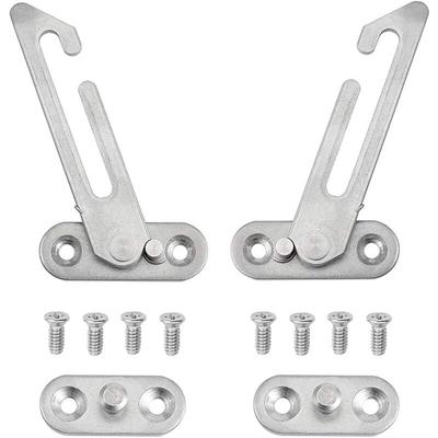 Jusch - Set mit 2 UPVC-Fensterhebern – Edelstahl 304 – mit Schrauben – für linke und rechte Fenster Image