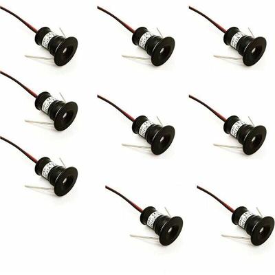 Lablanc - Schwarzes Set mit 9 Mini-LED-Strahlern 12 v, 1 w, Einbau in die Decke, für Küche, Image