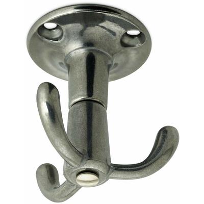 4er Pack - 3-fach Drehhaken TROMSO Aluminium poliert Image