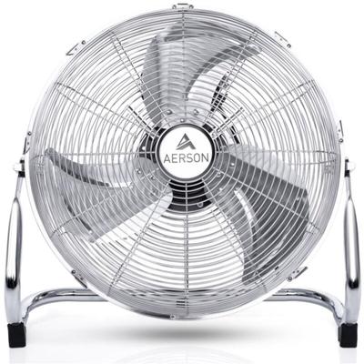 Aerson - Bodenventilator 60cm Chrom Windmaschine 200W Tischventilator Ventilator Standventilator Image