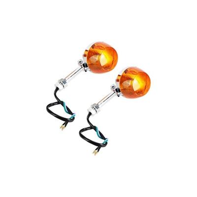 Blinker, 2-teiliges Blinkerlicht, 12-V-Blinkerlicht Passend für Honda C70 CT70 CT90 XL100 CB350 Image