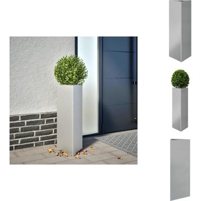 Vidaxl - Pflanzkübel Dreieckig 30x26x75 cm Verzinkter Stahl - Pflanzkübel - Blumenkübel Image