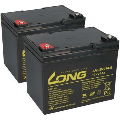 Verschiedene - Ersatzakku für Invacare Butler 2x 12V (24V) 36Ah Zyklenfest agm Image