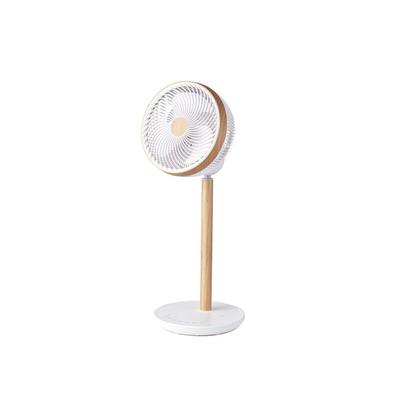 Fabrilamp - Ventilator de Bodenventilator colibri weiß/Holz 25w 12vel 70x 28,5x28,5cm 3asp Motor dc Image