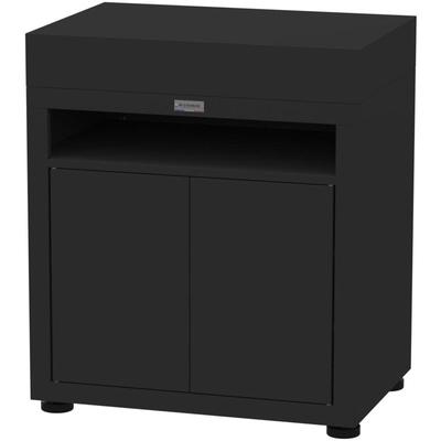 Kochmöbel mit Ablageboden, 80 x 55 cm Schwarz Image