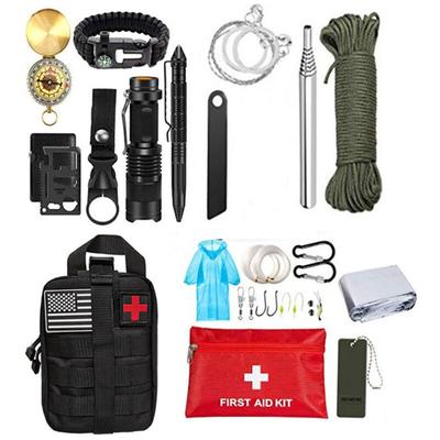 Dschungel Survival Adventure Kit, multifunktionale Selbstrettungsausrüstung, Camping-Kit, Outdoor Image