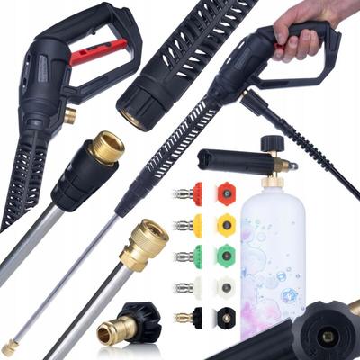 Rosfix Pro Clean Gun PCG1 Hochdruckreinigerpistole mit Zubehör + Rosfix Schaumpistole 1000 ml für Image