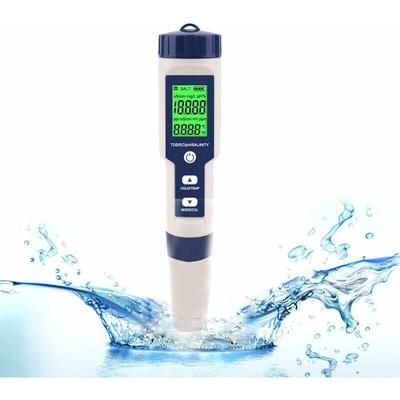 Elektronischer PH-Meter-Tester, 5-in-1 PH-Tester, Taschenthermometer, Wasserqualität, PH, EC, Salz, Image