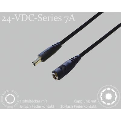 BKL Electronic 075915 DC-Steckverbinder DC-Hohlstecker - DC-Kupplung 5.5 mm 2.5 mm 5.5 mm 2.5 mm 2 m Image