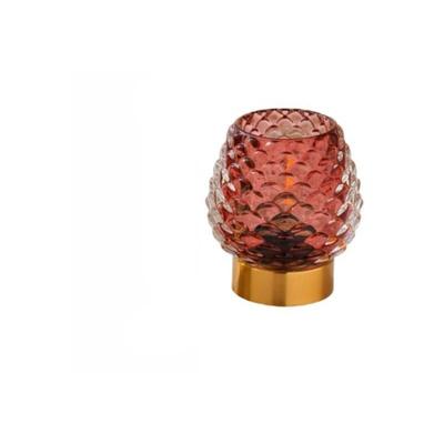 Sjqka - Kleine Tischlampe mit Timer, kabellose batteriebetriebene Lampe mit LED-Glühbirne, Image