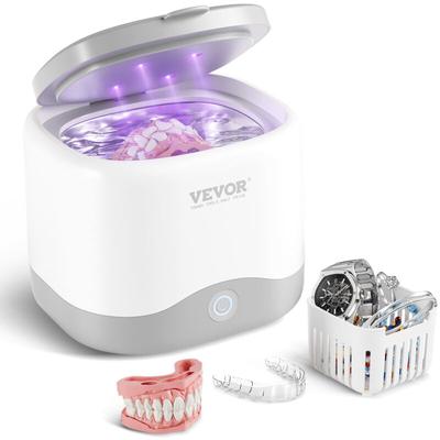 Ultraschallreiniger für Zahnprothesen 180 ml Retainer Reinigungsgerät mit UV-Licht, 30 w Image