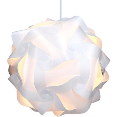 XL-Lampenschirm-Puzzle-Lampe – IQ-Leuchte 30 Stück, 15 Designs, weißes Licht – Durchmesser ca. 40 Image