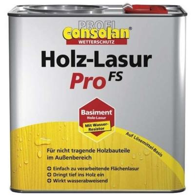 Consolan Holzlasur Außen Profi Holzschutz Ebenholz 0,75L 5146514BaDe Image