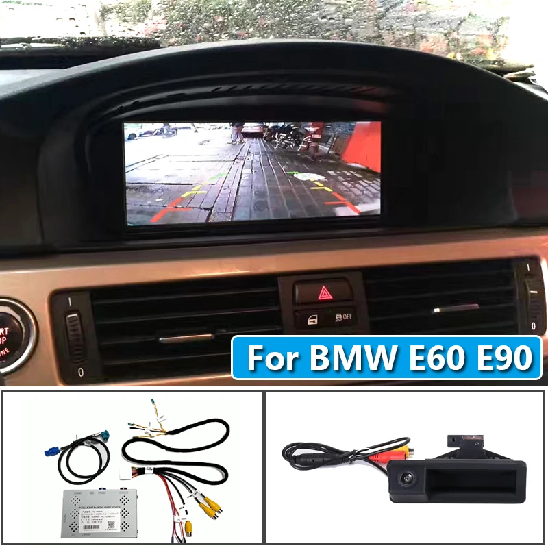 E60 Rückfahrkamera-Schnittstelle für BMW E60 E90 E91 E92 E84 E70 E71 CIC Upgrade des Originalbildschirms Reverse Image Assistance System Image