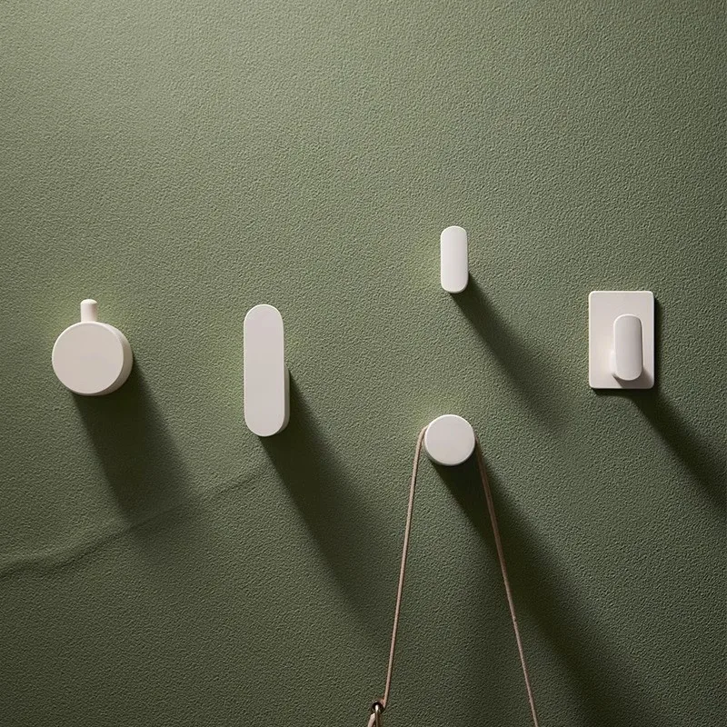 Milchweißer Wandhaken, Badezimmerhaken, Kleiderbügel, Handtuch, Kleiderhaken, Zinklegierung, Messing, Badezimmer-Hardware