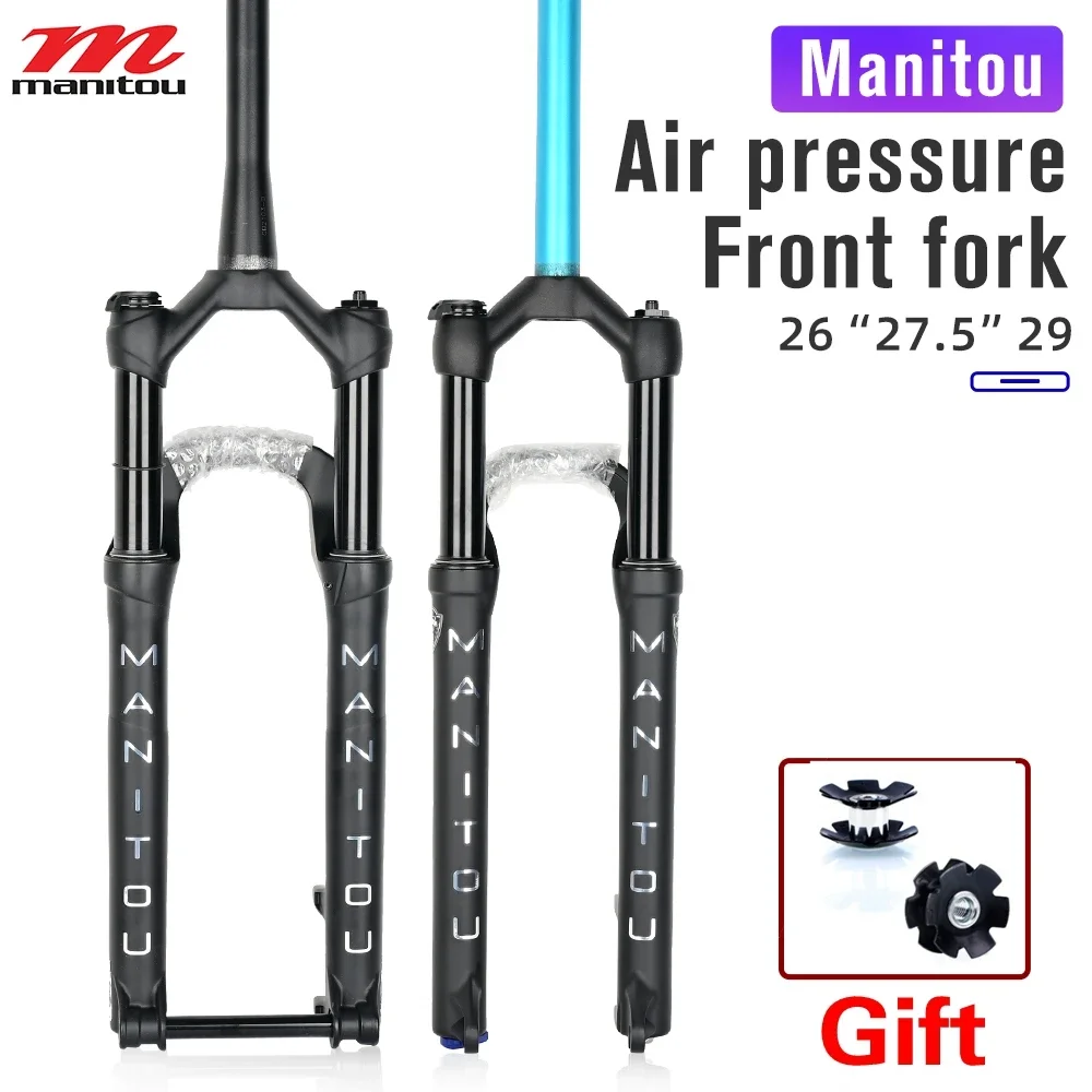 Manitou MARKHOR Fahrradgabel 26 27,5 Zoll 29er MTB Fahrradgabel Mountainbike Federung Öl- und Gasgabeln Fernbedienungsschloss Image