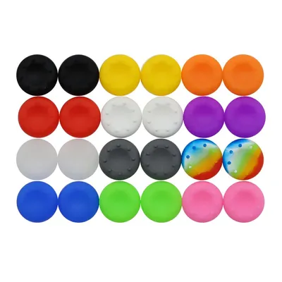 Anti-Slip Silikon Analog Joystick Daumen Grip Für-Ps4 Für-Ps3 FürPs5 Thumbstick Abdeckung Kopf Für Image