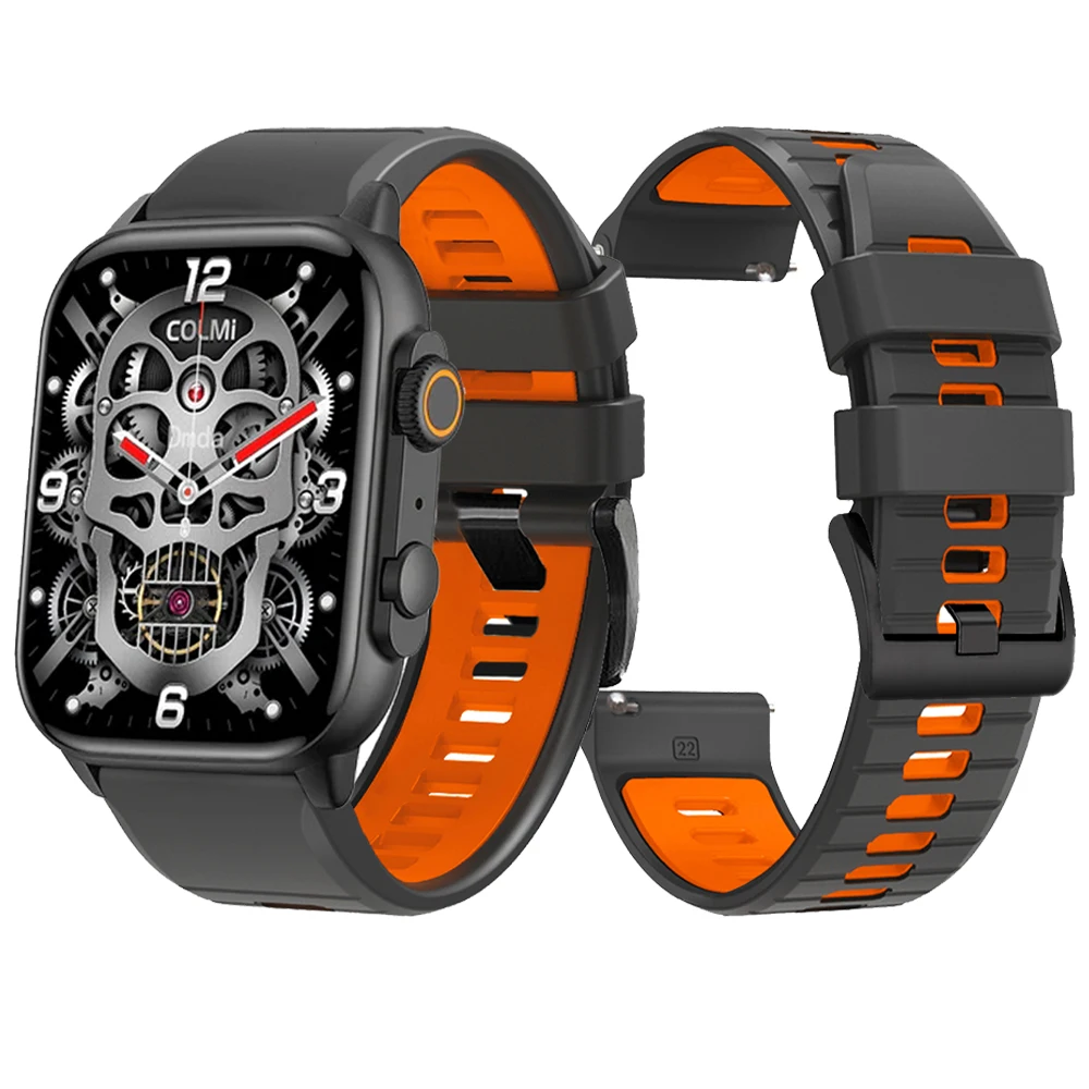 20mm 22mm Armband für COLMI C81 C61 M42 M41 Ersatzuhrenarmbänder COLMI P71 P73 P68 V70 V73 I31 I30 I28 Ultra Silikonarmband Image