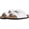 Sandale CRUZ "Whitehill W cork sandal", Gr. 42, weiß, Synthetik, sportlich, Schuhe