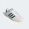 Sneaker ADIDAS ORIGINALS "GAZELLE", Gr. 42, core weiß, collegiate grün, cream weiß, Leder, Synthetik, sportlich, Schuhe