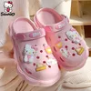 Sanrio Hausschuhe Hello Kitty Cinnamoroll Sommerschuhe Strandsandalen Kuromi Flip Flops Outdoor