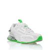 Sneaker PLEIN SPORT "Ps", Gr. 39, Normalschaft, 0105, weiß, grün, Schuhe